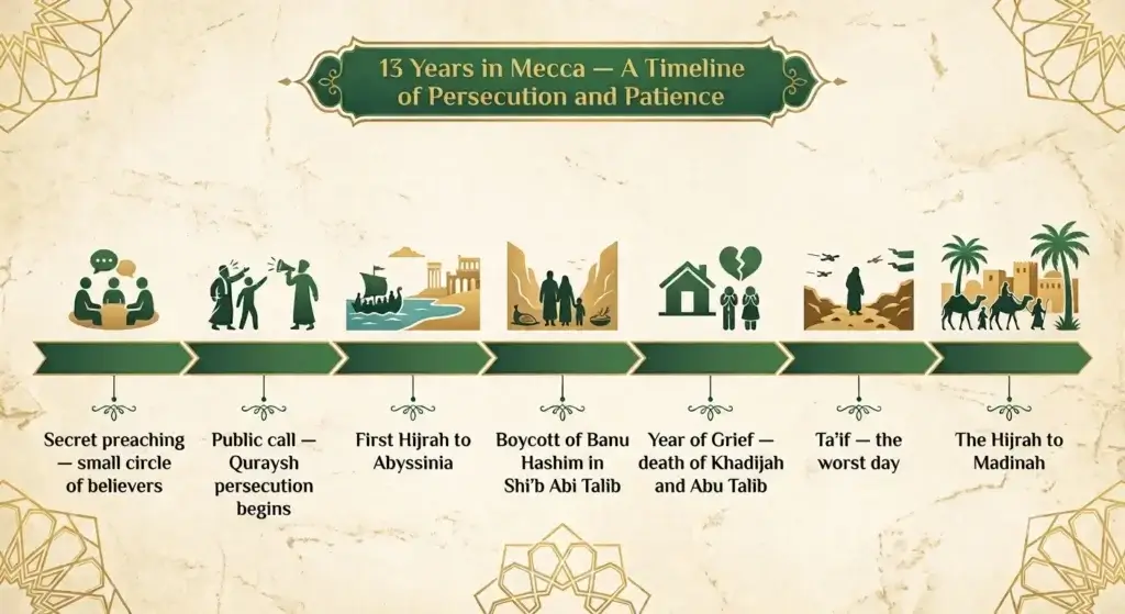 the 1st 13 years of prophety