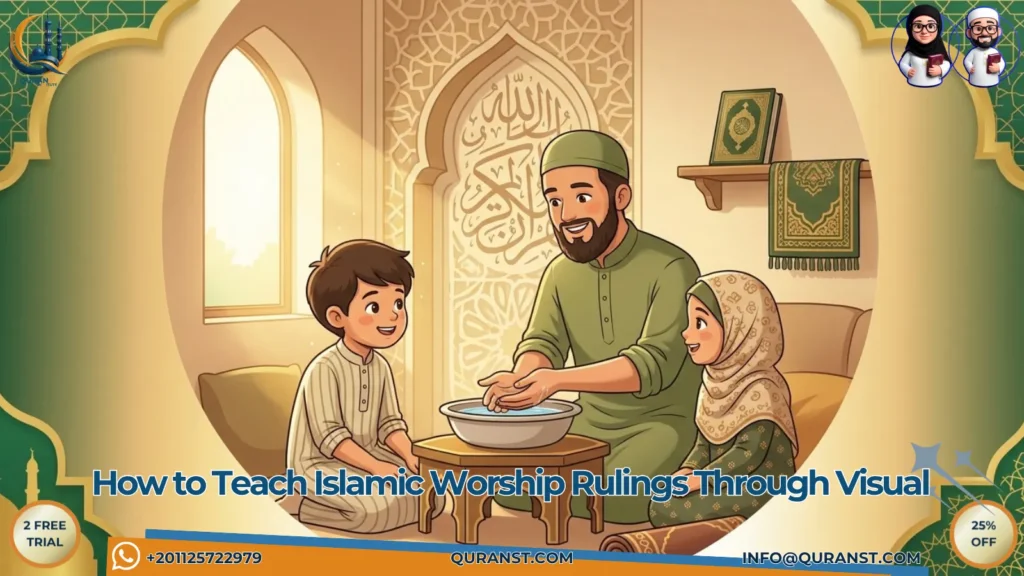 Islamic worship rules children visual