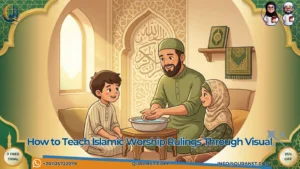Islamic worship rules children visual
