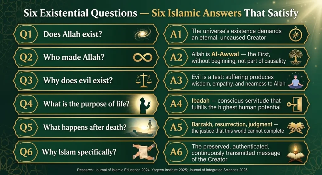 why does evil exist Islam children